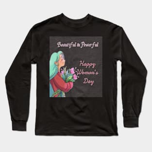 Happy Women's Day Long Sleeve T-Shirt